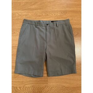 Greg Norman Golf Chino Shorts Men's Gray 36 (Meas. 37) Performance Stretch
